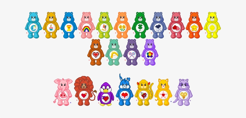 Care Bears And Cousins By Katcombs On Deviantart Many Care Bears Are 