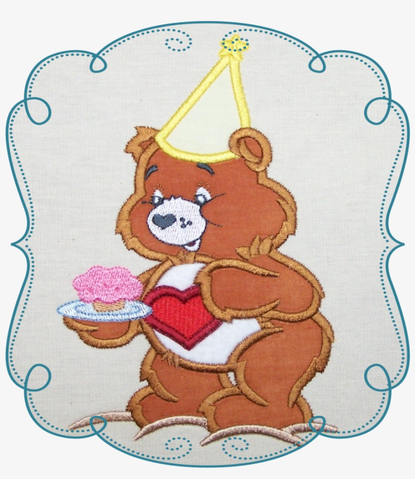 I Love Cuddle Bear - Machine Embroidery, transparent png download