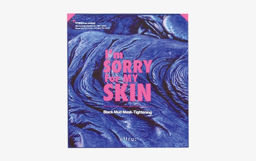 Ultru I'm Sorry For My Skin / Black Mud Mask-tightening - Ultru Im Sorry For My Skin Green Mud Mask-soothing, transparent png download