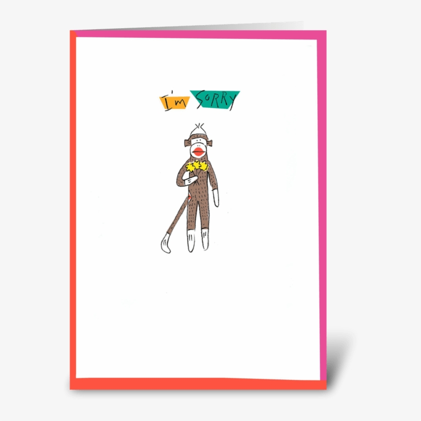 I'm Sorry Greeting Card - Greeting Card, transparent png download
