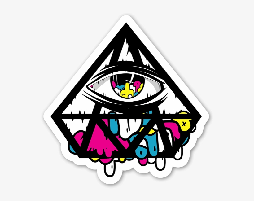 Jerkface Diamond Eye Sticker - Sticker Diamante, transparent png download