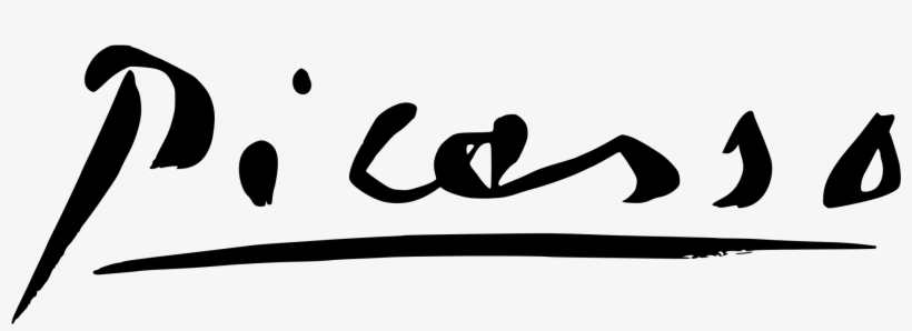 Open - Pablo Picasso's Signature, transparent png download