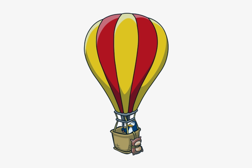 Super Hero Bounce Hot Air Balloon - First Hot Air Balloon Png, transparent png download