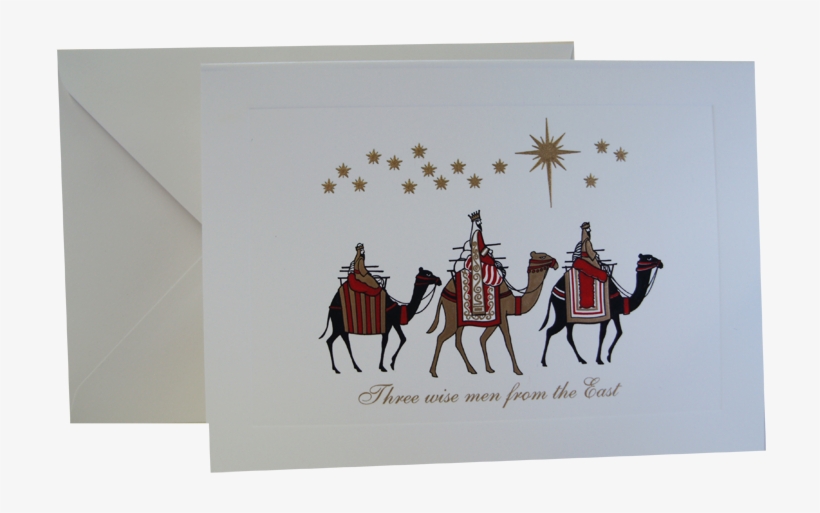 Large Christmas Cards - Christmas Cards Wise Men, transparent png download