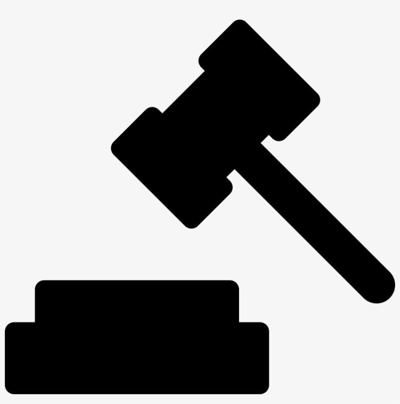 Legal Hammer Comments - Hammer Icon Png, transparent png download