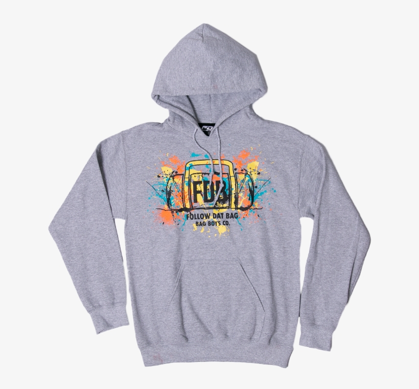 Picasso Splash Bag Hoodie, transparent png download