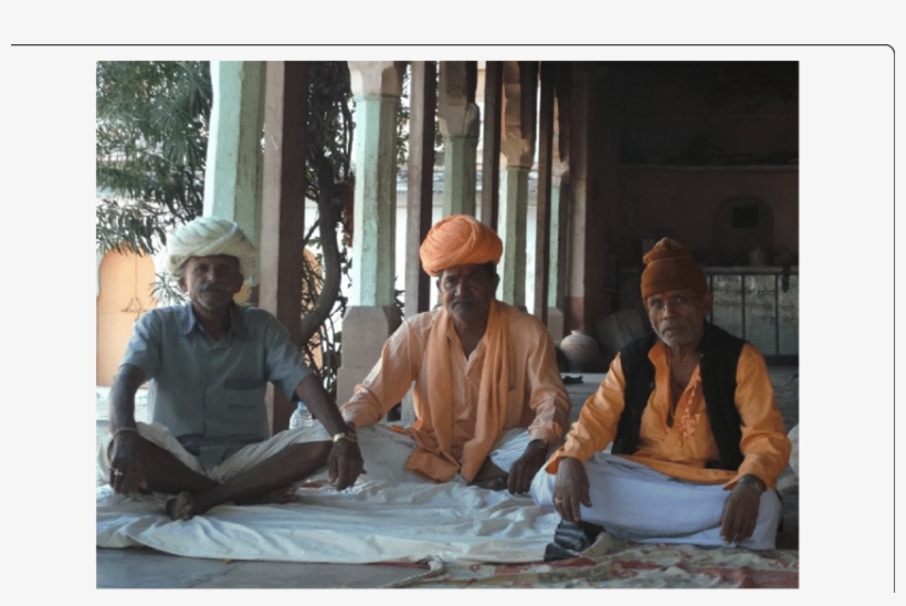 Two Sādhus, And Guru Brothers, Pictured In Saffron - Author, transparent png download