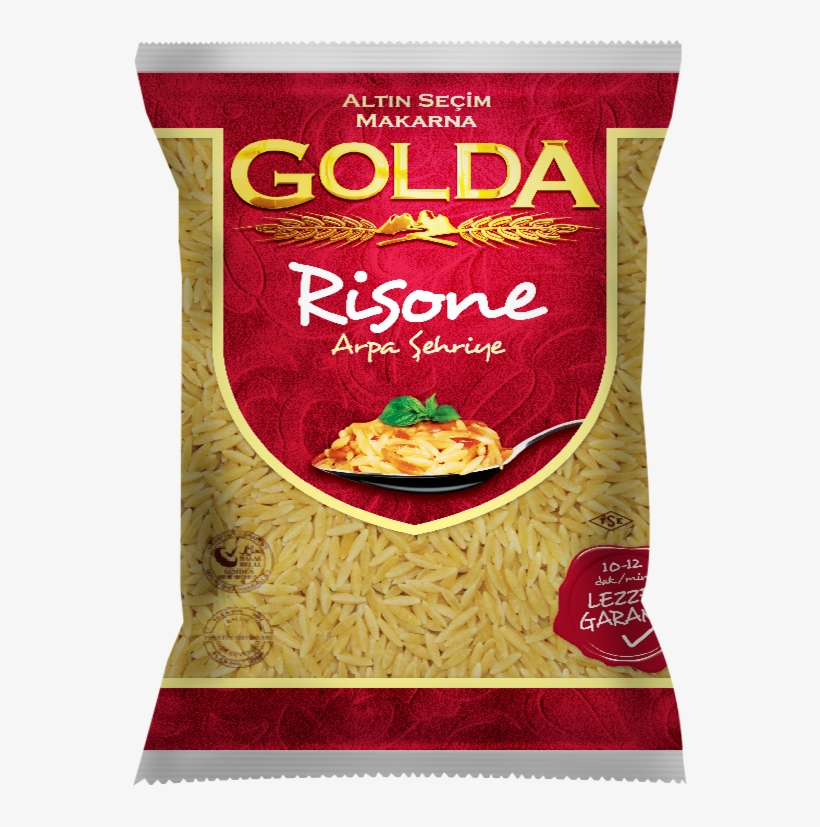 Golda Arpa Şehri̇ye 500gr - Golda Makarna 500 Gr Yüksük, transparent png download