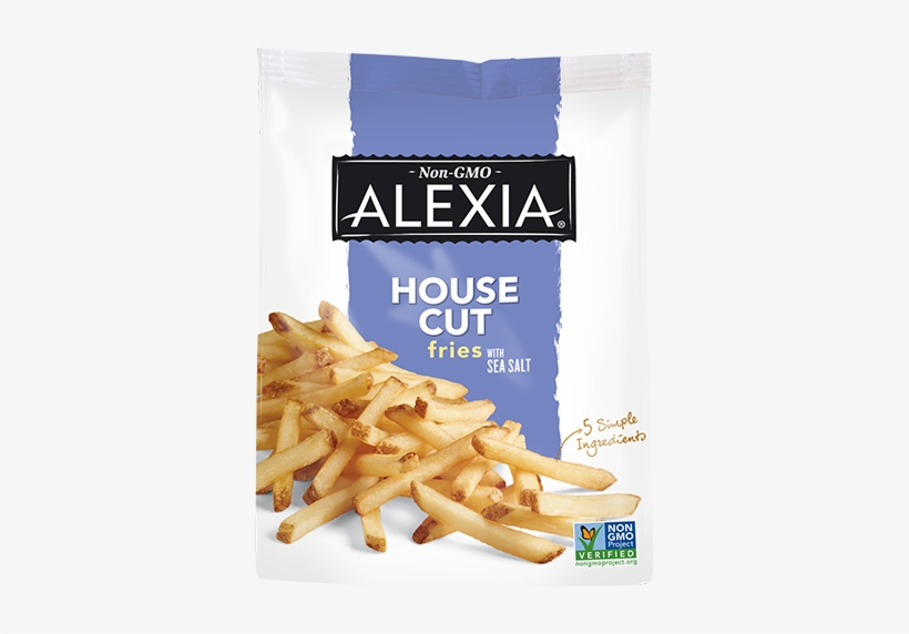 House Cut Fries With Sea Salt - Alexia Fries, transparent png download