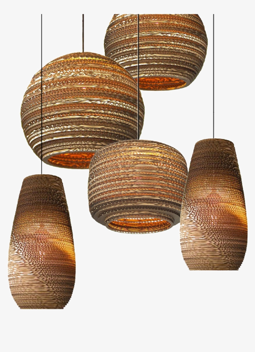 Fashion Lantern Transparent - Moon Pendant Light 36cm, transparent png download