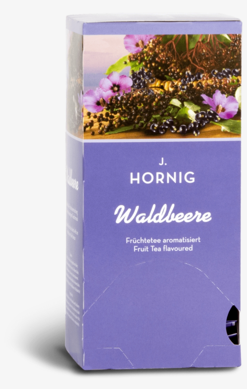 Hornig Wild Berry Tea - Früchtetee Waldbeere - 25 Triangle Sachets, 100 (9,95, transparent png download