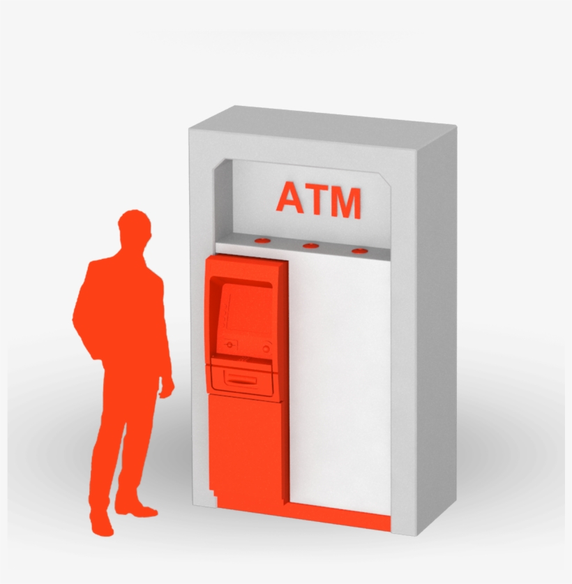 Automat Square - Automated Teller Machine, transparent png download