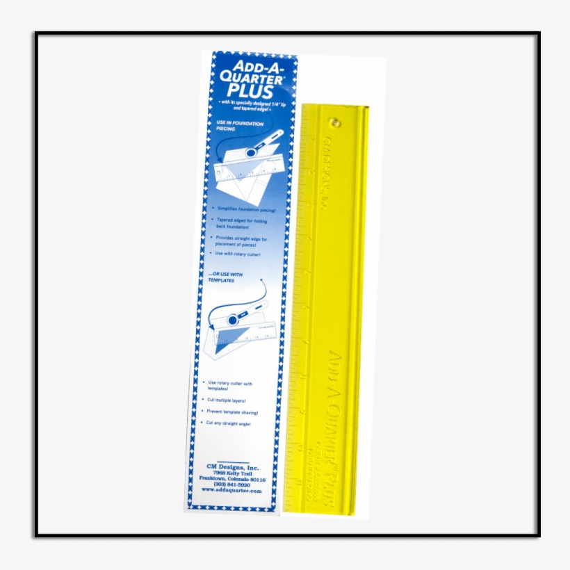 Addaquarter Plus Ruler 12, transparent png download