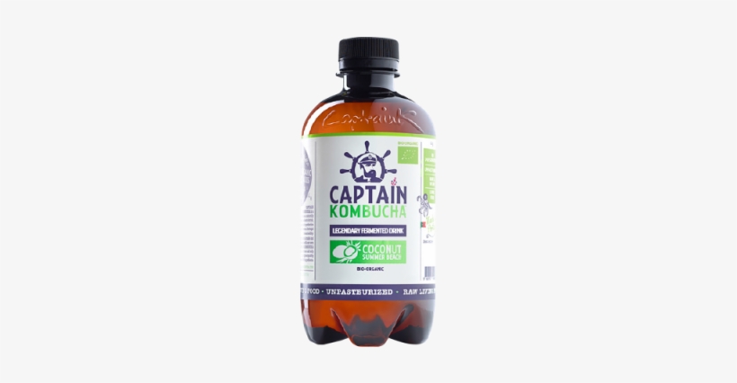 Captain Kombucha - Original 400ml - Captain Kombucha Ginger Lemon, transparent png download