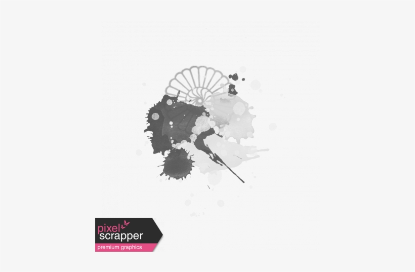 Paint Stamp Template - Digital Scrapbooking, transparent png download