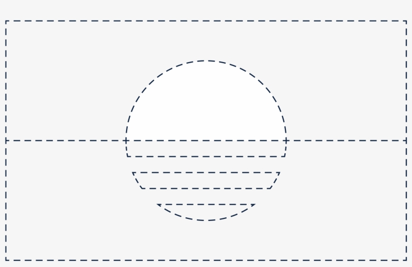 The Centered Disc Represents The Sun Rising Over The - Circle, transparent png download