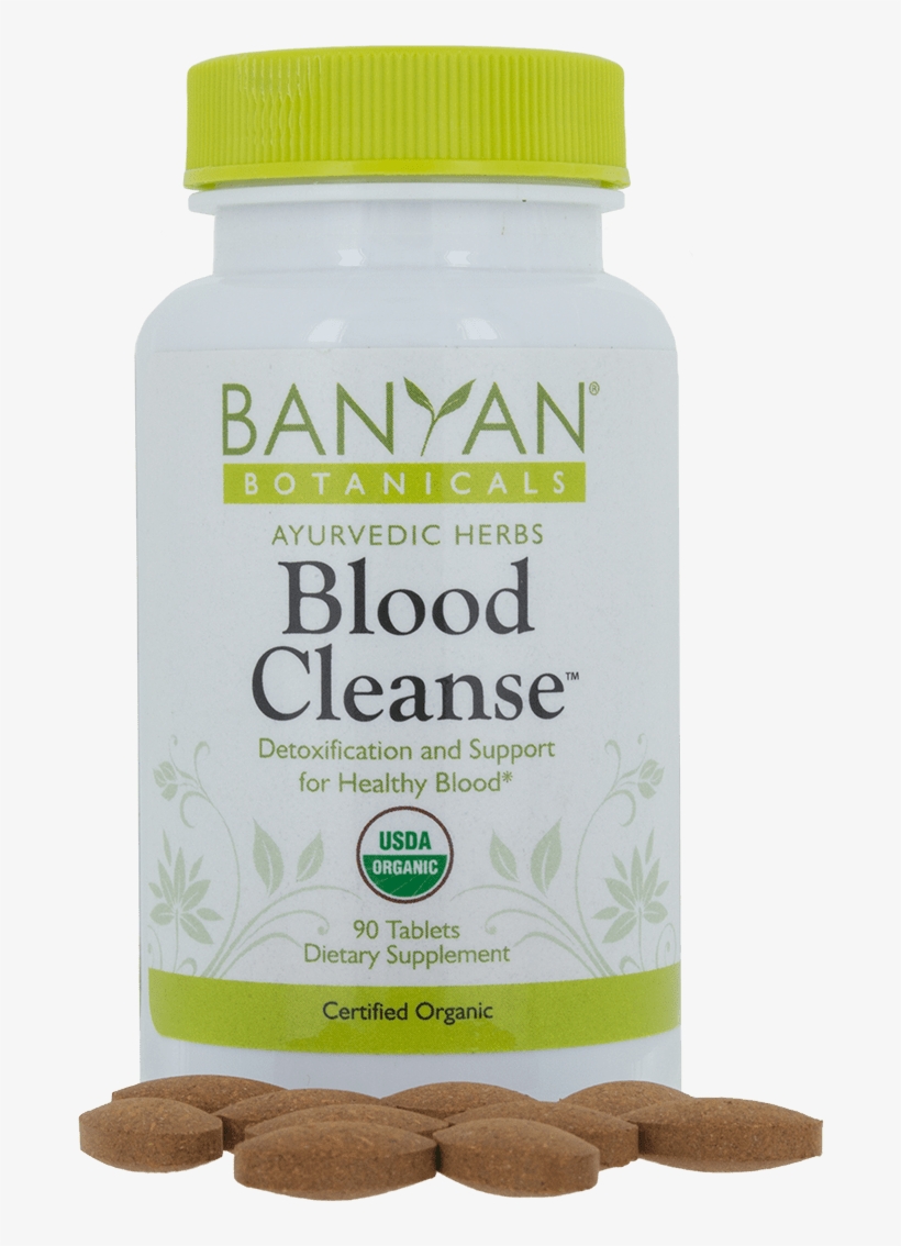 Blood Cleanse, 90 Tab By Banyan Botanicals - Banyan Botanicals Blood Cleanse 90 Tablets, transparent png download
