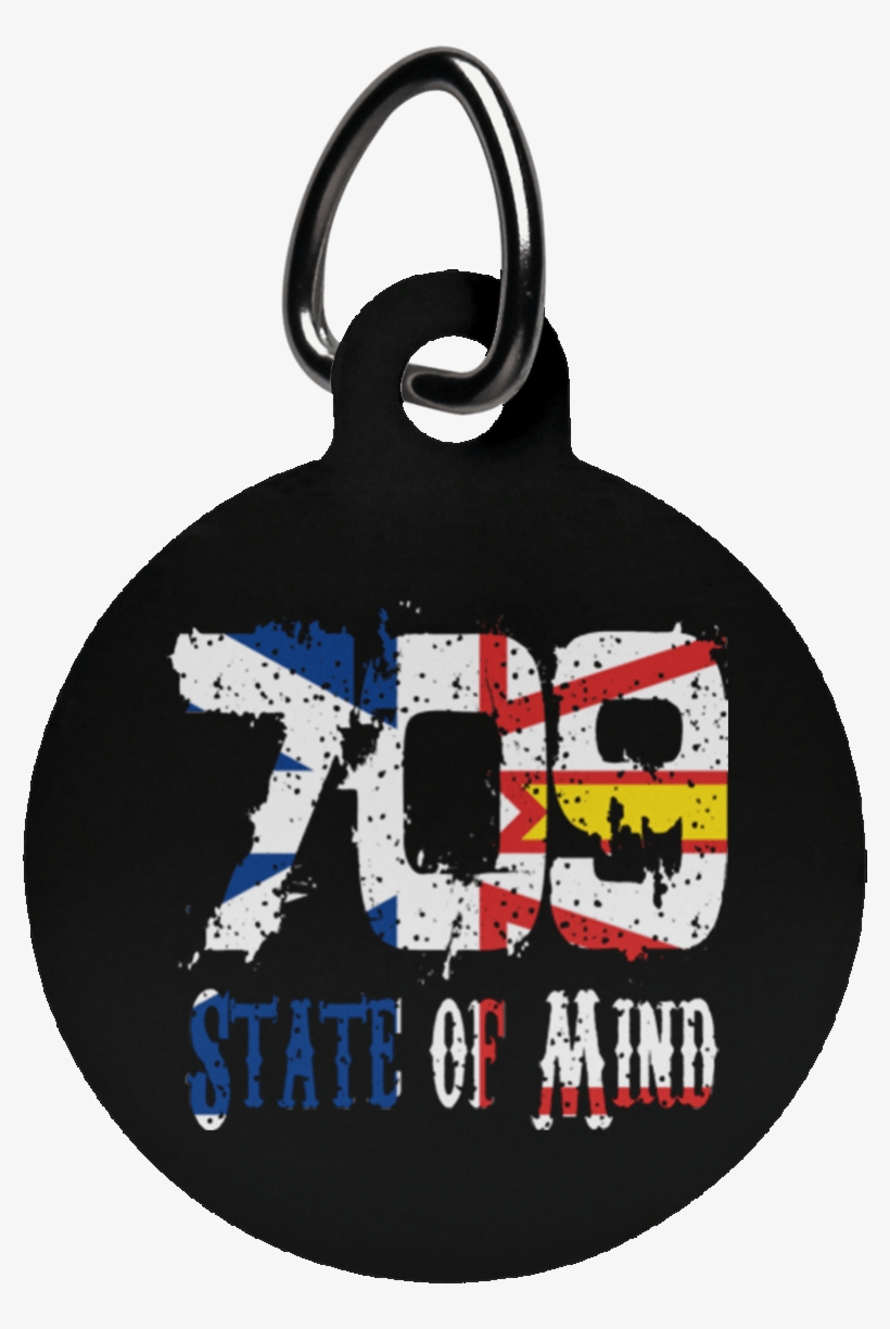 709 State Of Mind Nl Flag Circle Pet Tag - Pet Tag, transparent png download