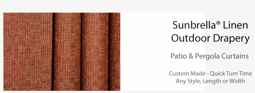 Linen Sunbrella Has Great Texture That Emulates Traditional - Linen, transparent png download