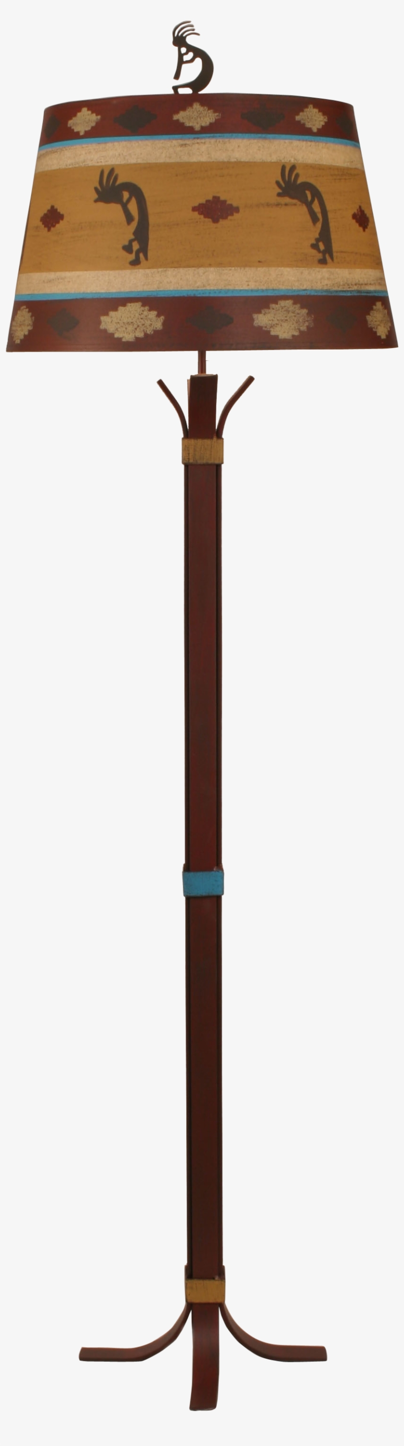 South Western 4 Foot Floor Lamp W/ Kokopelli Shade - Coast Lamp Manufacturer 12-r47 12-r47b, transparent png download