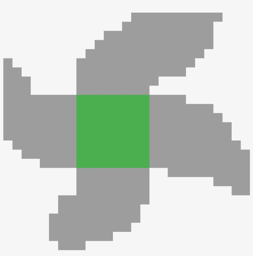 Dimented Shreiken Genji - Black Hole Pixel Art, transparent png download