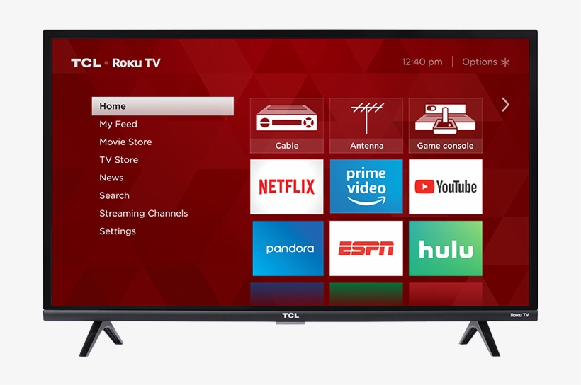 Led Roku Smart Tv - Tcl 43 Smart Tv, transparent png download