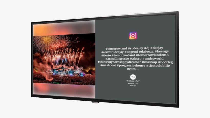 Social Wall For Events - Tomorrowland, transparent png download