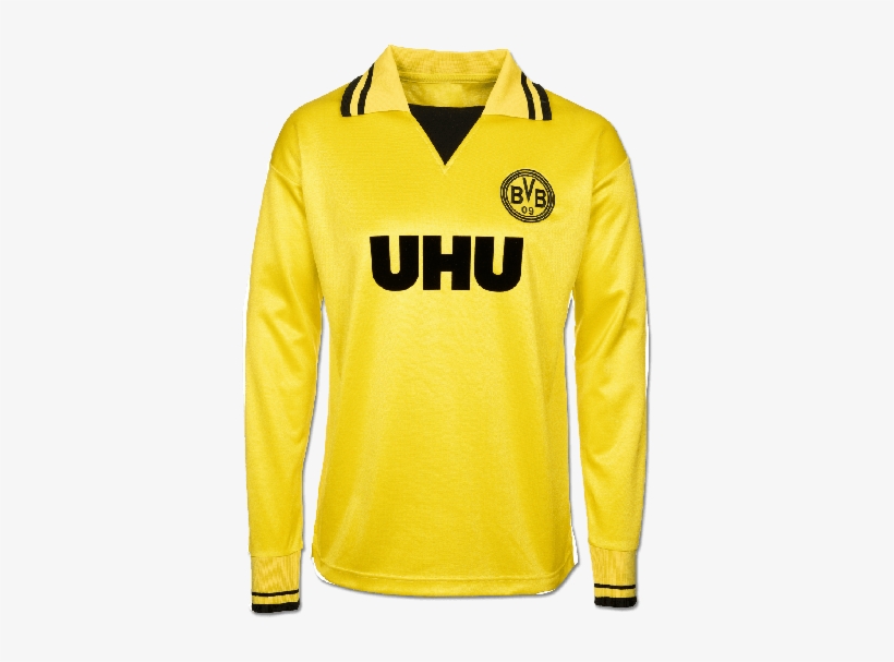 Borussia Dortmund 1980-83 Retro Shirt - Borussia Dortmund 1981 82, transparent png download
