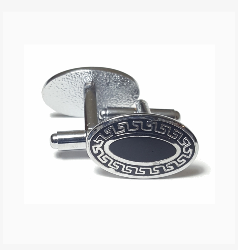 Greek Key Cuff Links - Buckle, transparent png download
