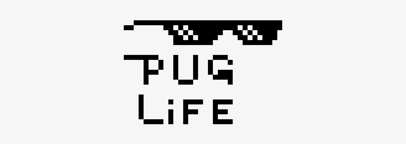 Pug Life Direct Image Link - Line Art, transparent png download