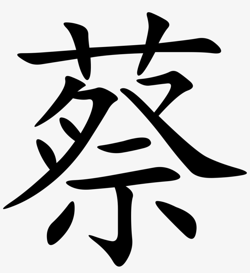 Cai In Chinese Character, transparent png download