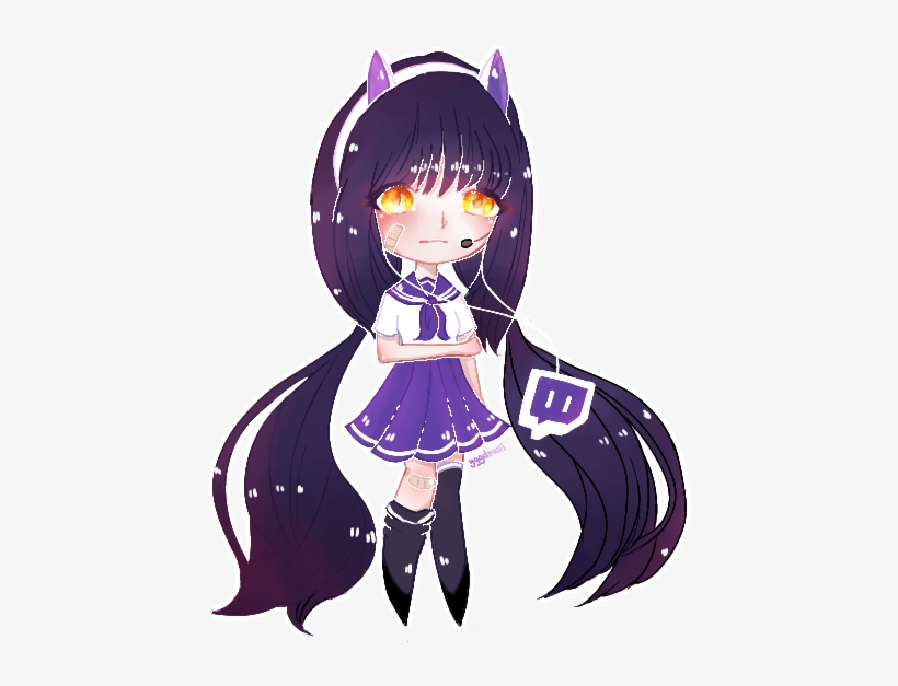 Twitch-chan - Twitch Chan, transparent png download