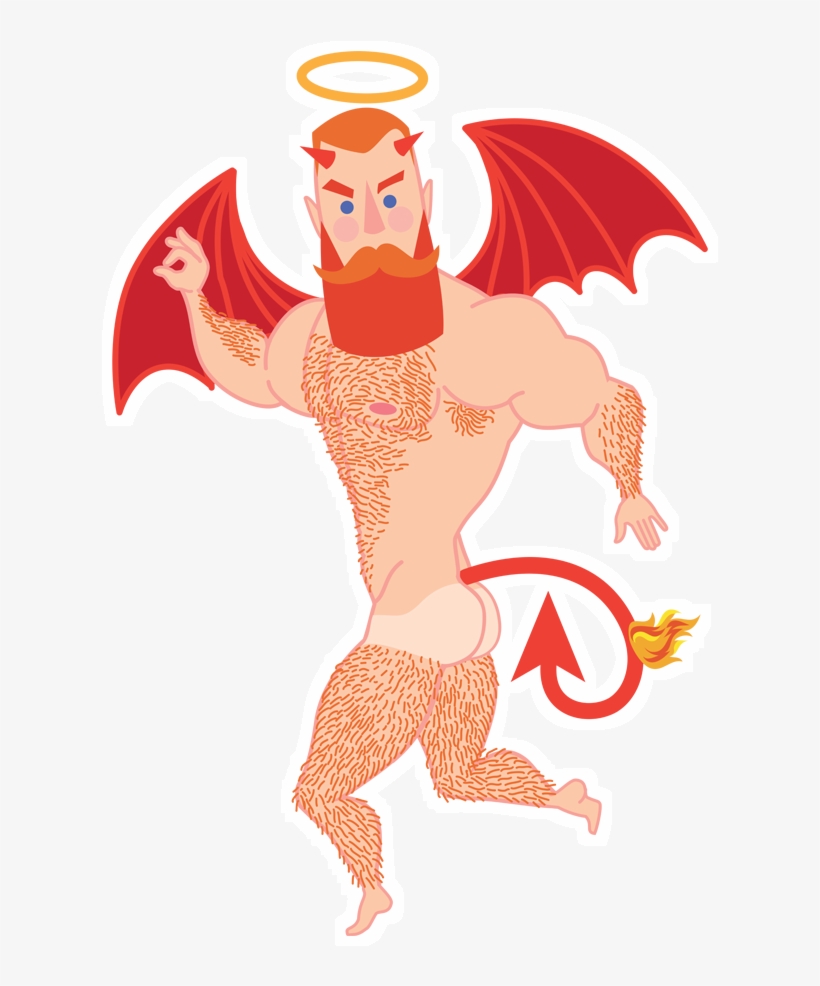 Adesivo Santo Demônio De Ivo Caralhactusna - Demon, transparent png download