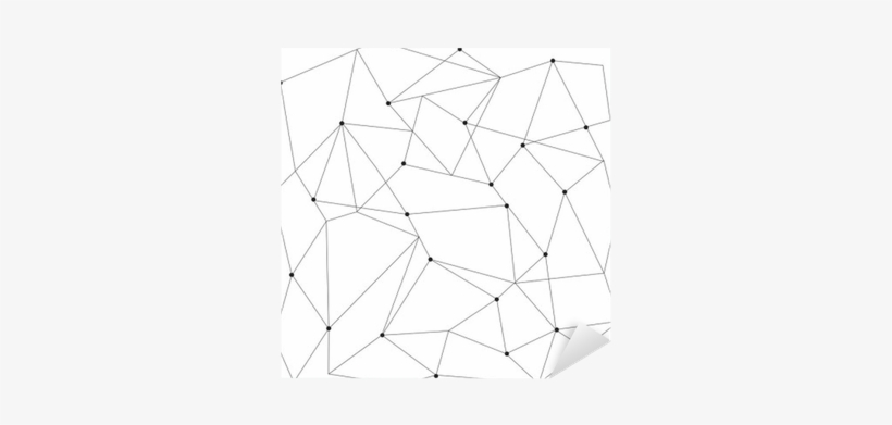 Scandinavian Geometric Modern Seamless Pattern Sticker - Line Art, transparent png download