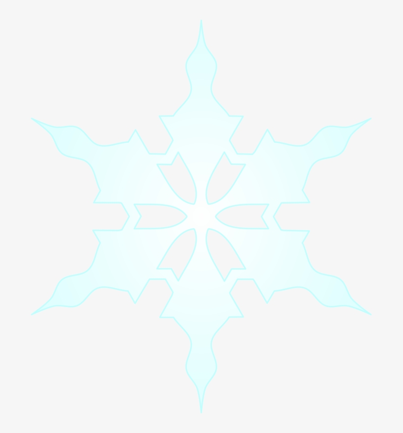 Black Snowflake Clipart - Snowflake, transparent png download