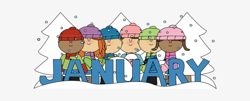 Happy New Year 2017 Classes Resume On Wednesday, January - January Kids Clipart, transparent png download