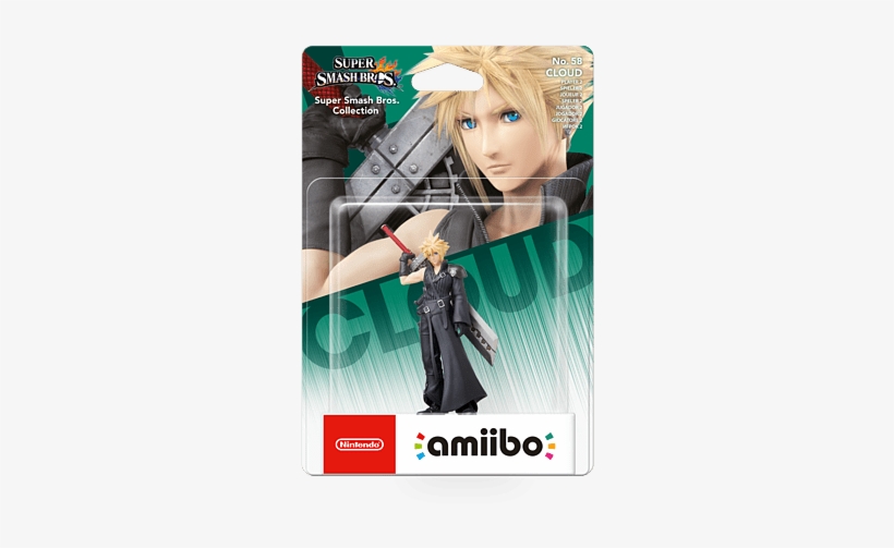 Super Smash Bros Collection - Cloud Player 2 Amiibo, transparent png download