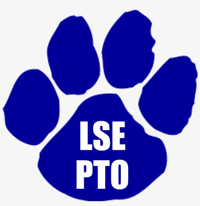 Lse Pto Paw Print - Paw Clipart, transparent png download