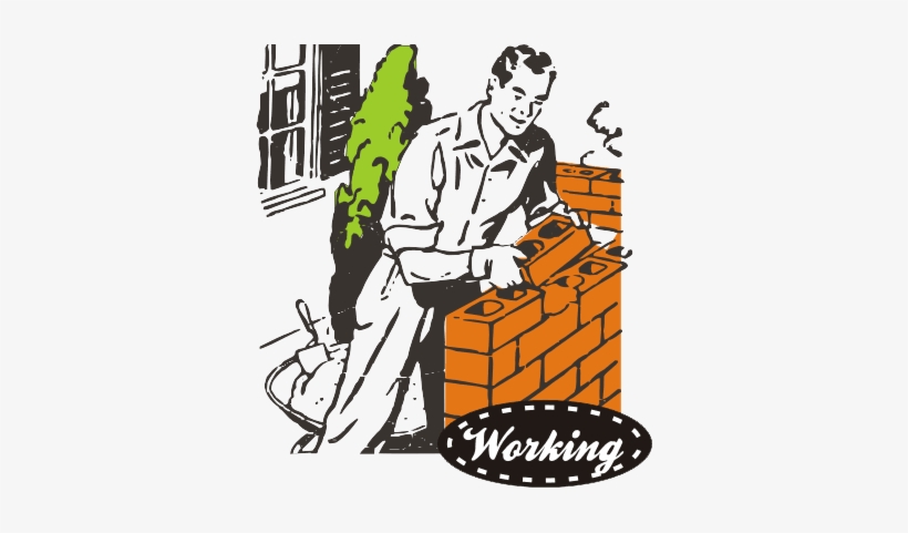 Working Man Retro Vector - Pops, transparent png download