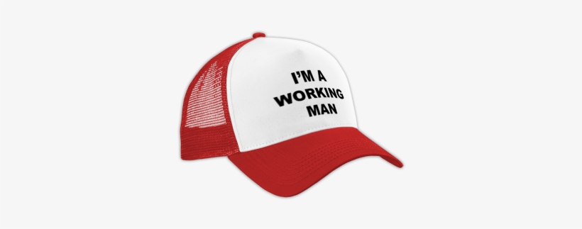 Black On Red - Custom Beechfield Headwear Snapback Trucker - Black/white,, transparent png download