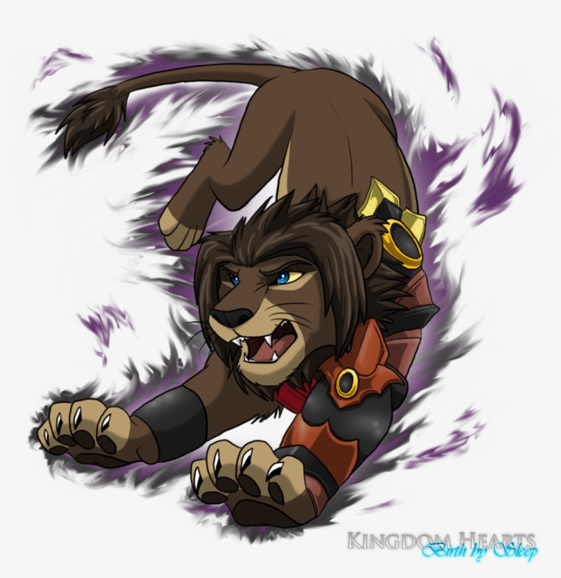Lion Cub Terra Kingdom Hearts Pinterest Final Fantasy - Terra Kingdom Hearts Form, transparent png download