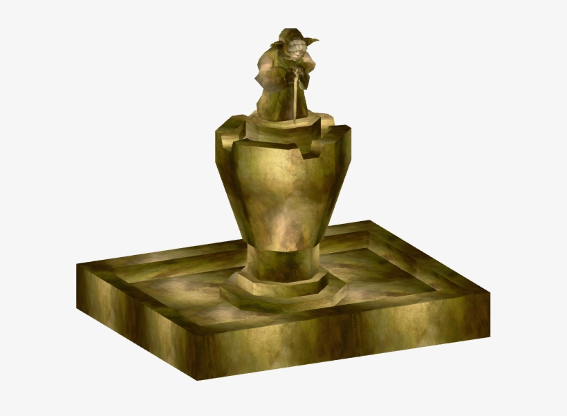 Yoda Fountain - Bronze Sculpture, transparent png download