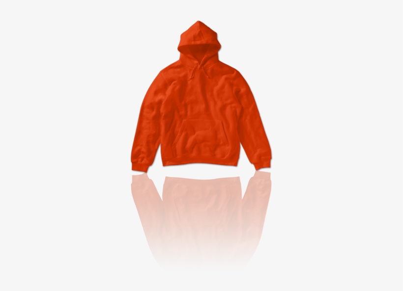 Bright-orange - Hoodie, transparent png download