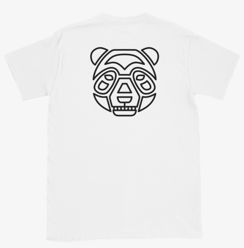 Black Print/white Shirt - Pug, transparent png download