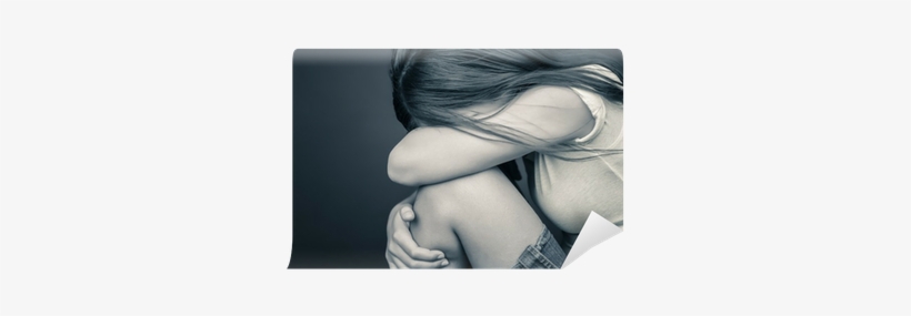 Lonely Sad Crying Girl, transparent png download