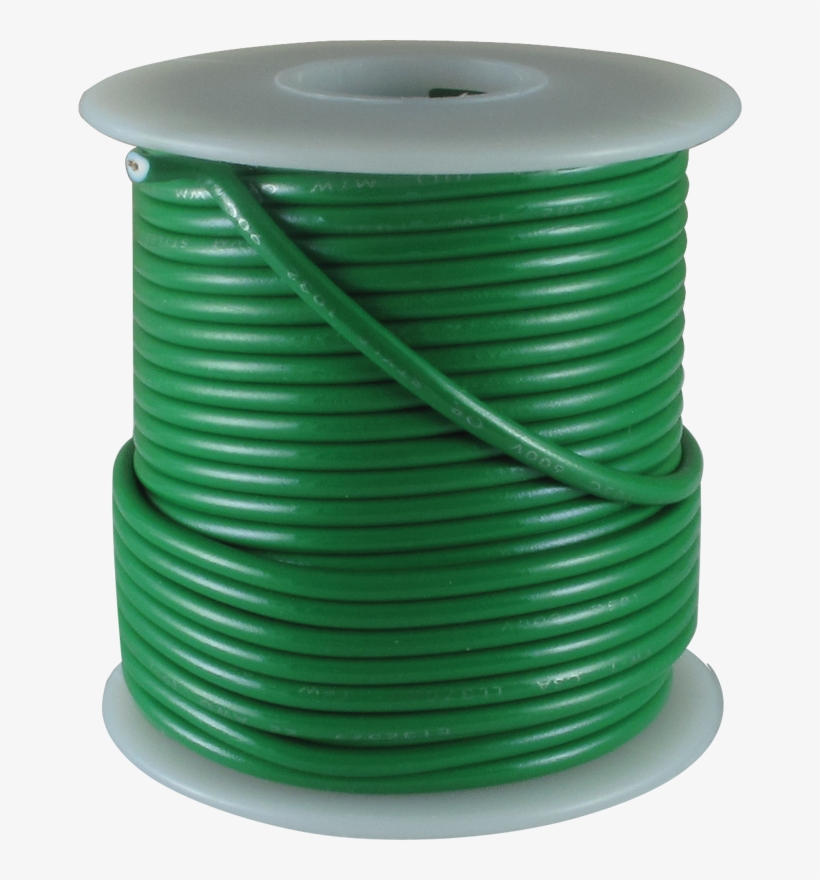 Hook-up, 22 Awg, 50 Foot Roll - Wire - Hook-up, 22 Awg, 50 Roll, Green, transparent png download