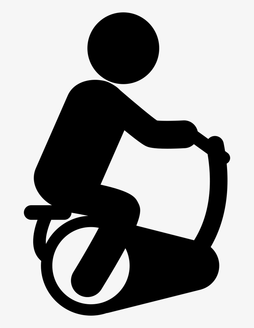 Man Exercising On A Stationery Bicycle Comments - Trade Union, transparent png download