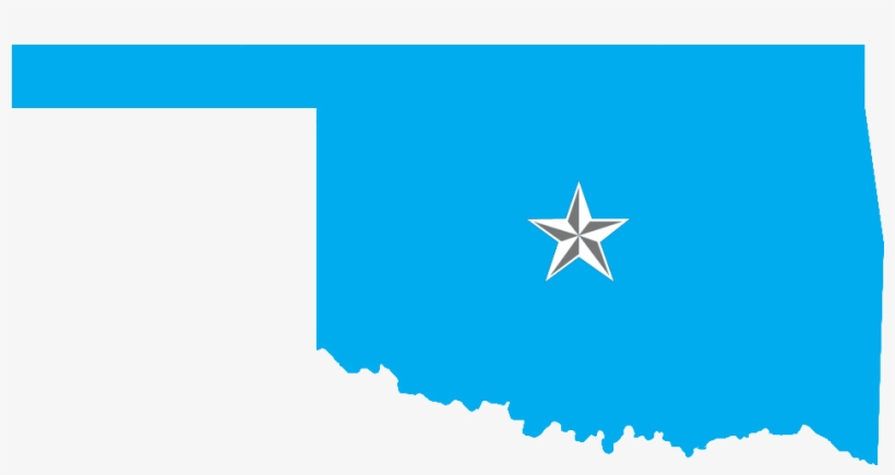 Blast Freezing - Oklahoma - Home State - Gray On White - Lantern Press, transparent png download