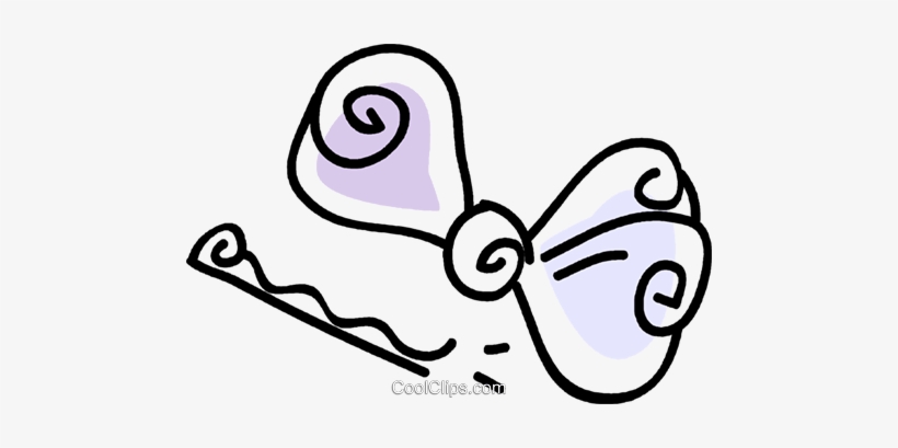 Hair Curler And Bobby Pin Royalty Free Vector Clip - Bobby Pin, transparent png download