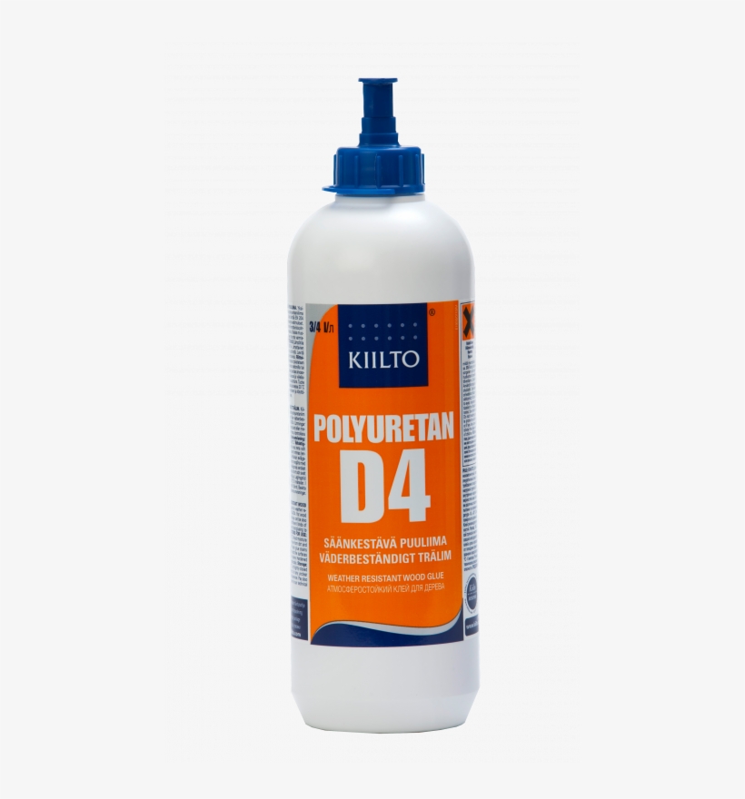 Kiilto D4 Polyuretan Säänkestävä Puuliima, transparent png download